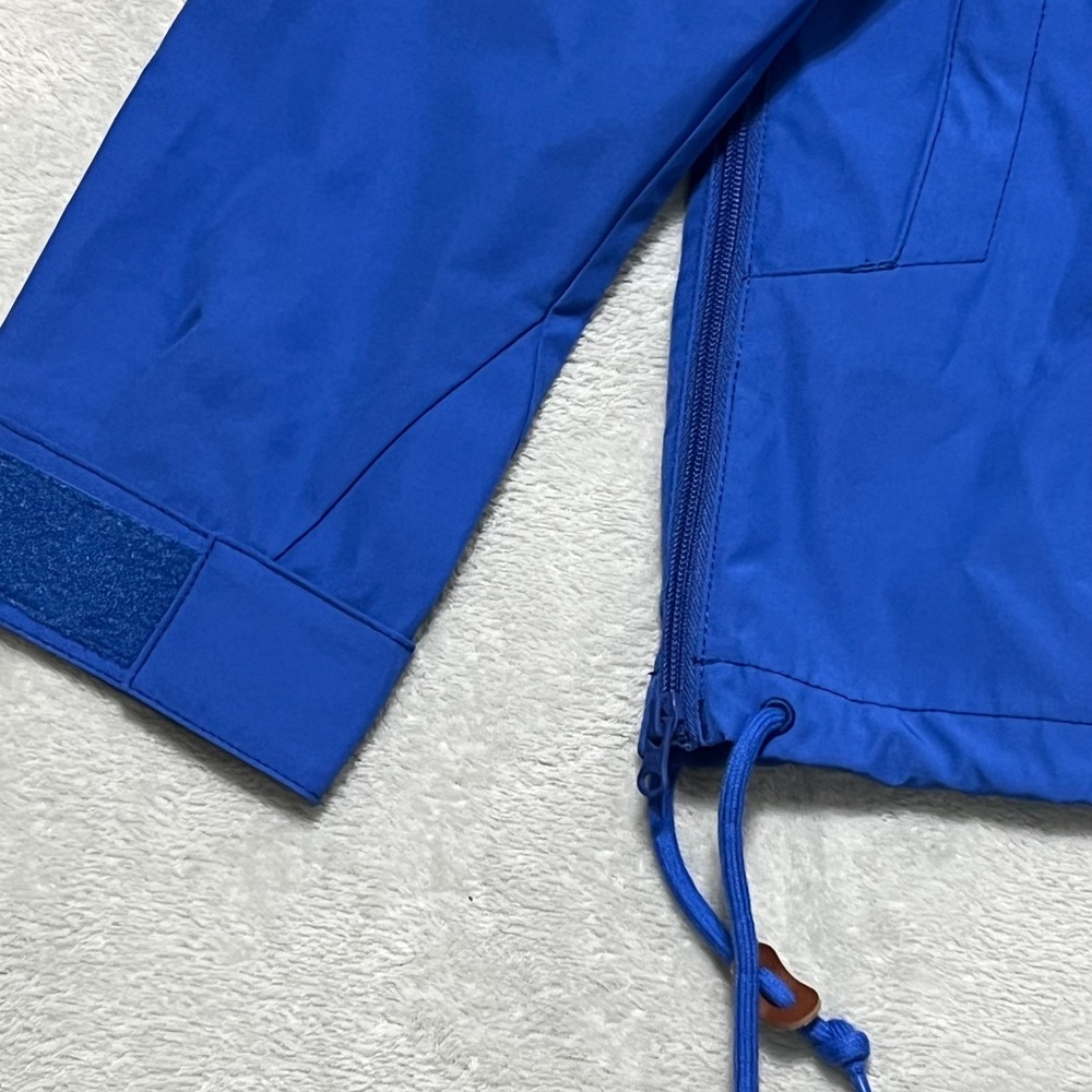 Alpine Design Anorak Pullover Jacket Mens L Blue Hooded Wind Water Resistant NWT - Picture 3 of 11
